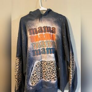 Thanksgiving Mama Gilden Brand Hoodie Sweatshirt •Size XL Unisex•